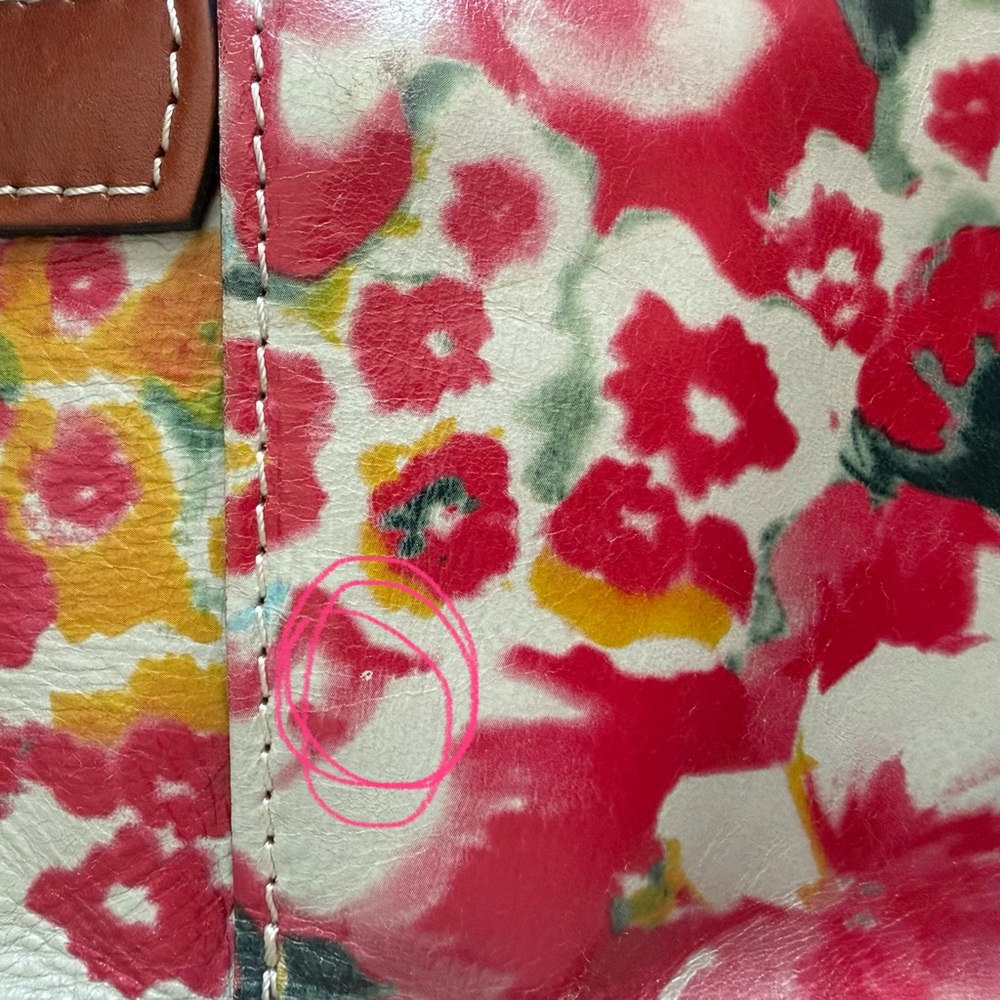 Patricia Nash Venezia Floral Leather Crossbody Bag - Picture 9 of 12